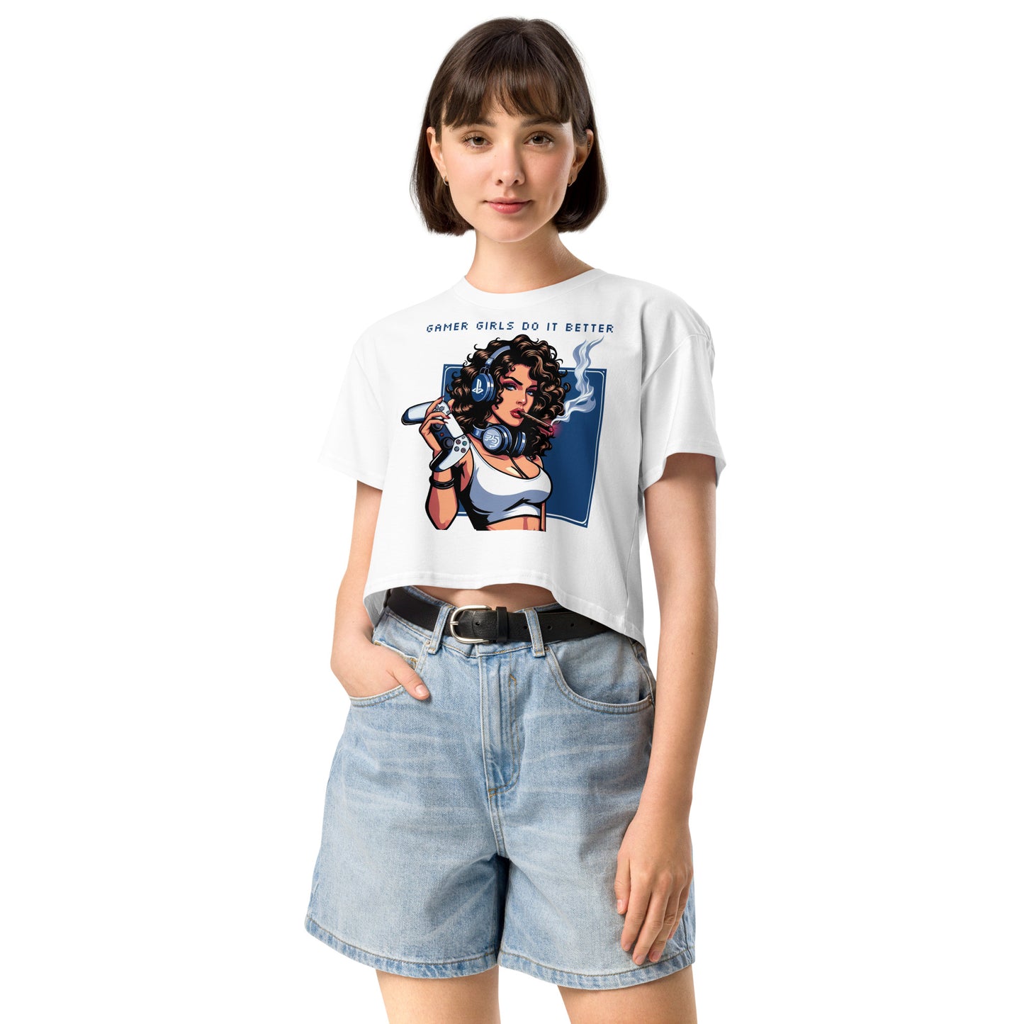 Women’s "Gamer Girls"  crop top