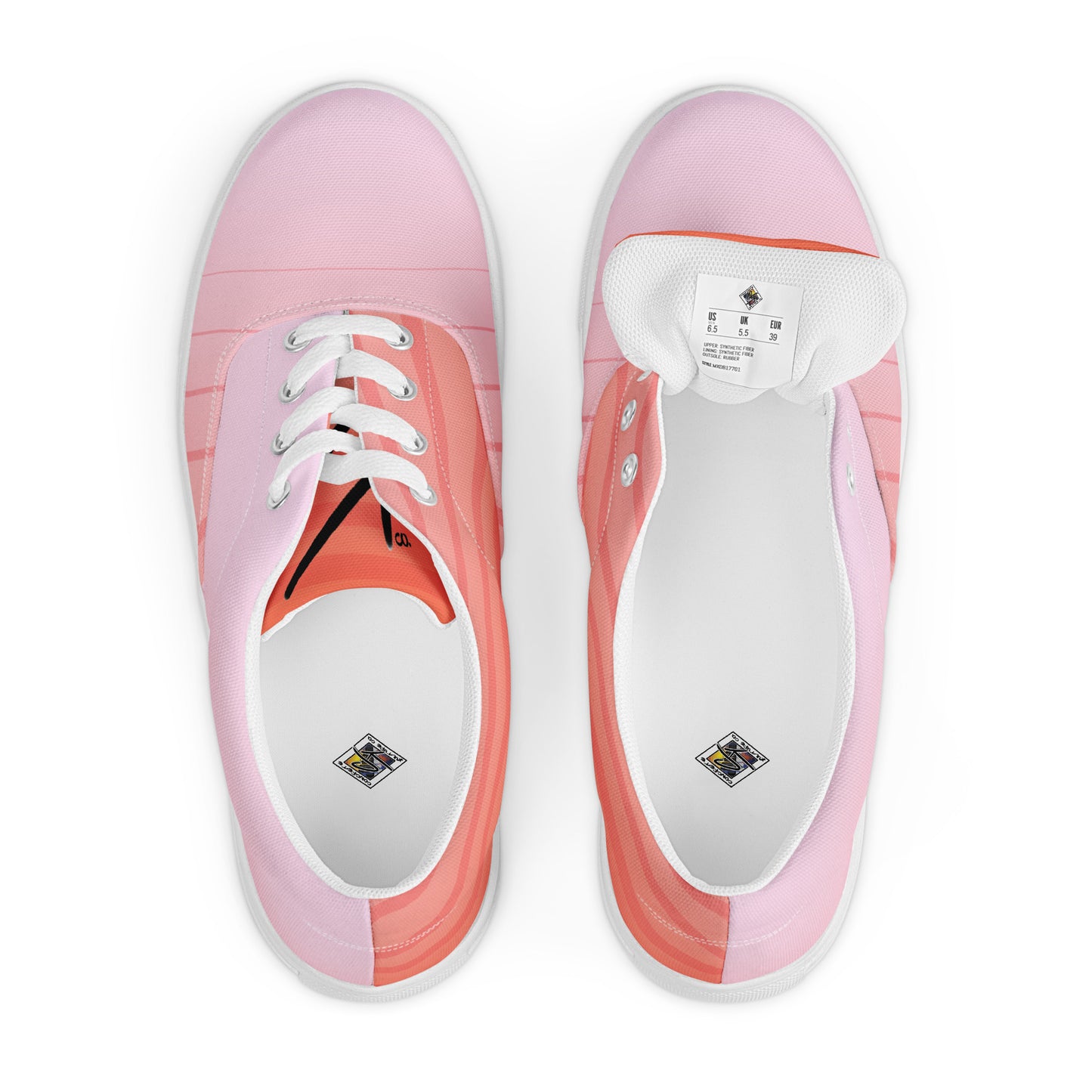 Women’s  CK CO lace-up canvas shoes