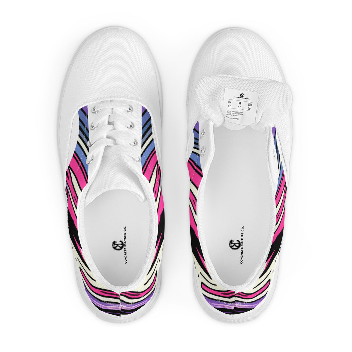 Concrete Kulture Company Women’s lace-up canvas shoes
