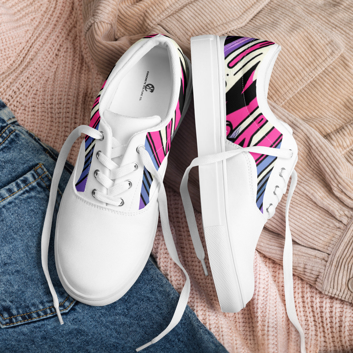 Concrete Kulture Company Women’s lace-up canvas shoes