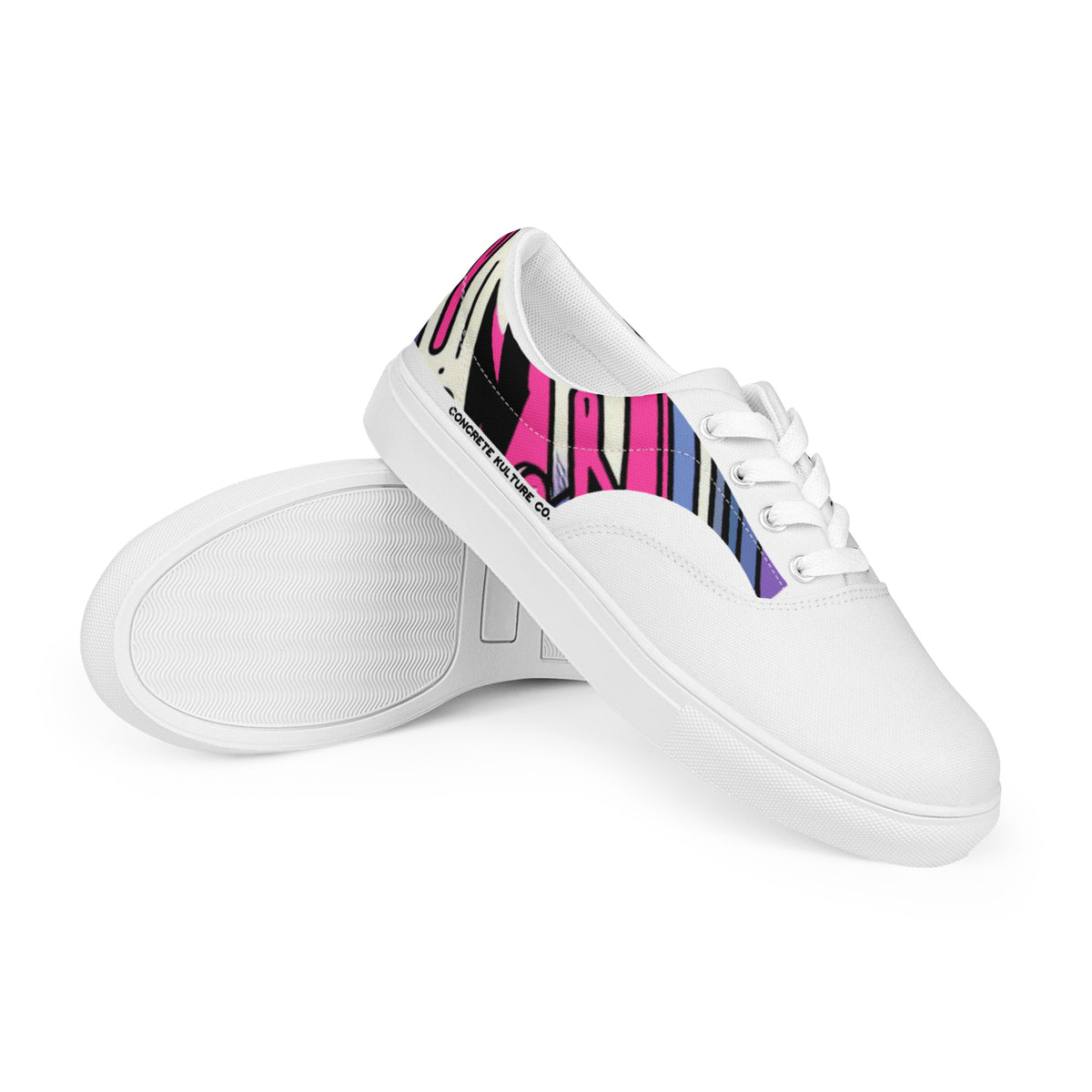 Concrete Kulture Company Women’s lace-up canvas shoes