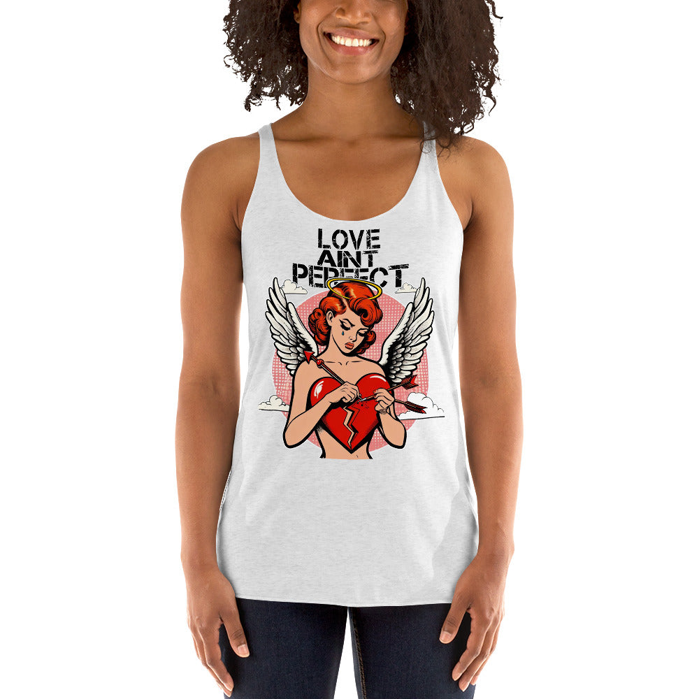 Women's "Love Ain't Perfect" Racerback Tank