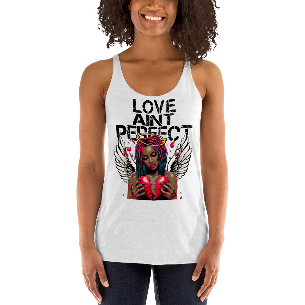 Women's "Love Ain't Perfect" Racerback Tank