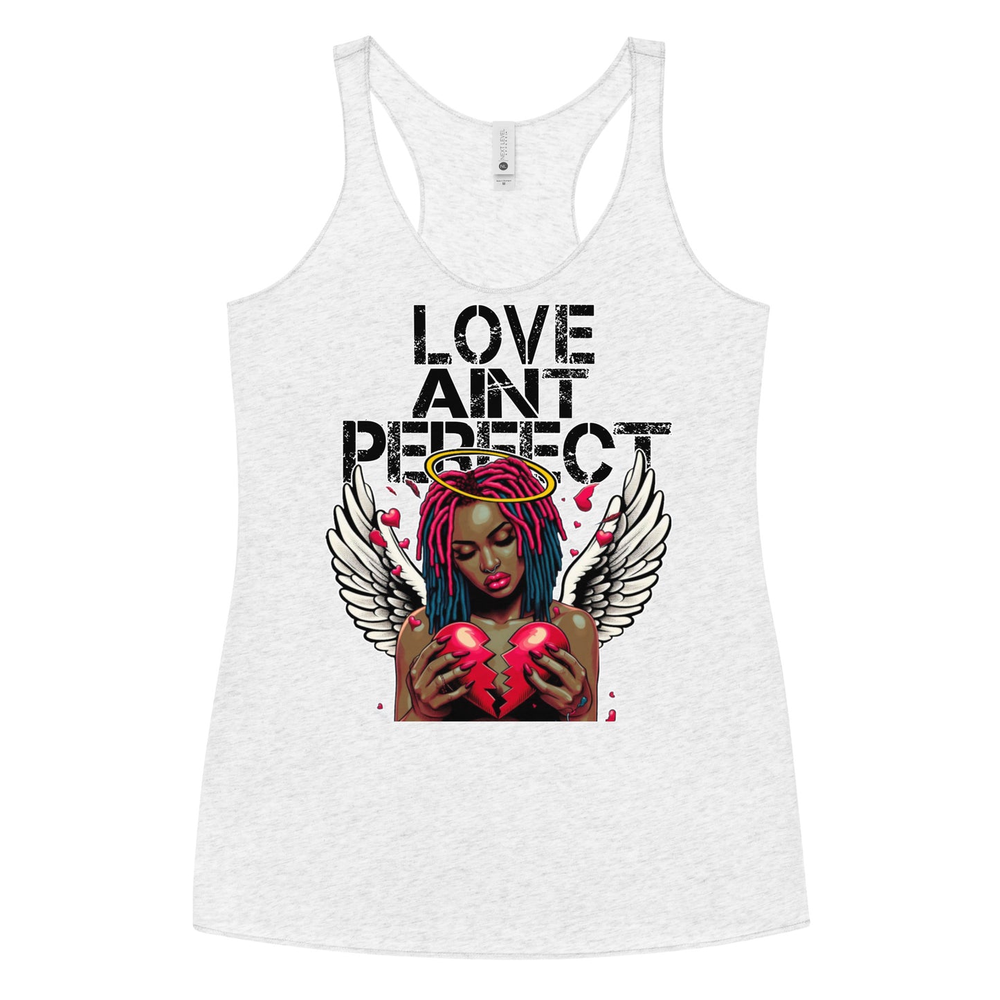Women's "Love Ain't Perfect" Racerback Tank