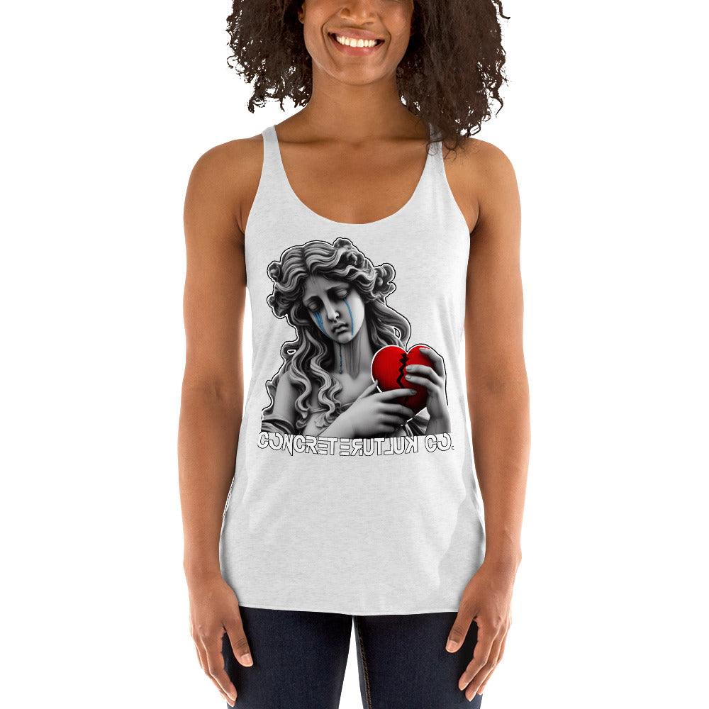 Women's "Love Aint Perfect"  Racerback Tank
