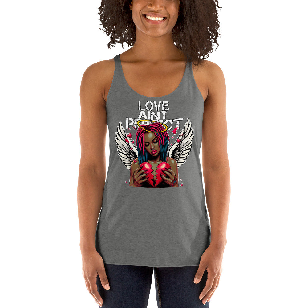 Women's "Love Ain't Perfect" Racerback Tank