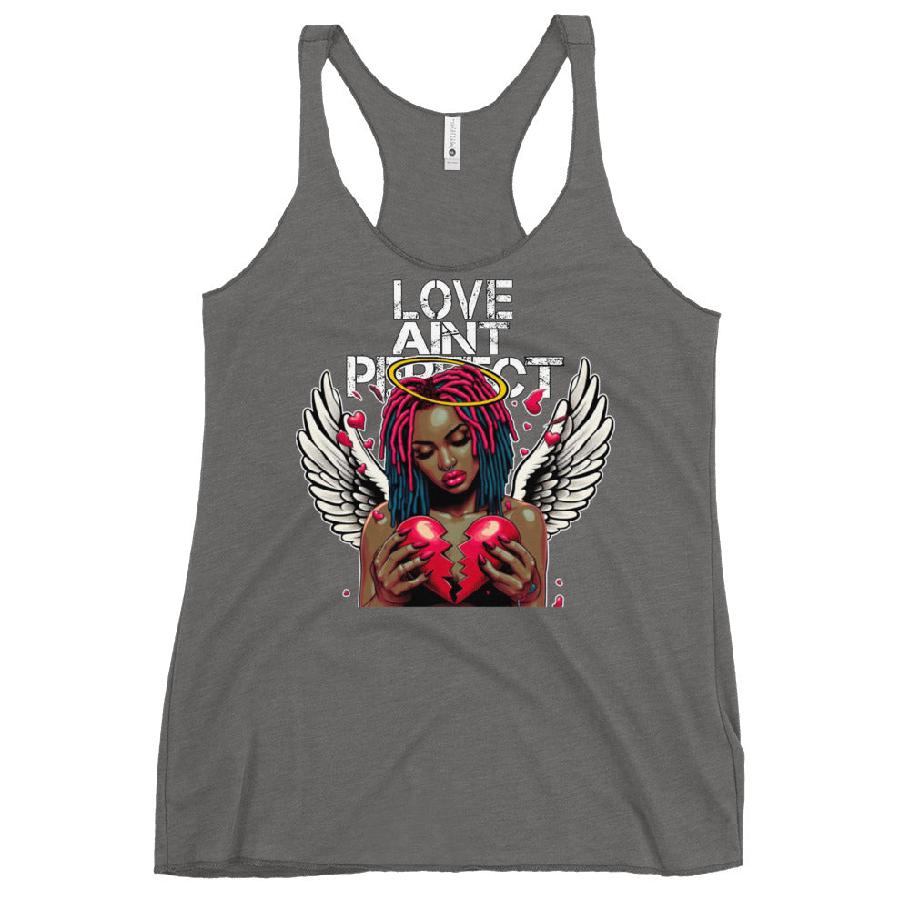 Women's "Love Ain't Perfect" Racerback Tank