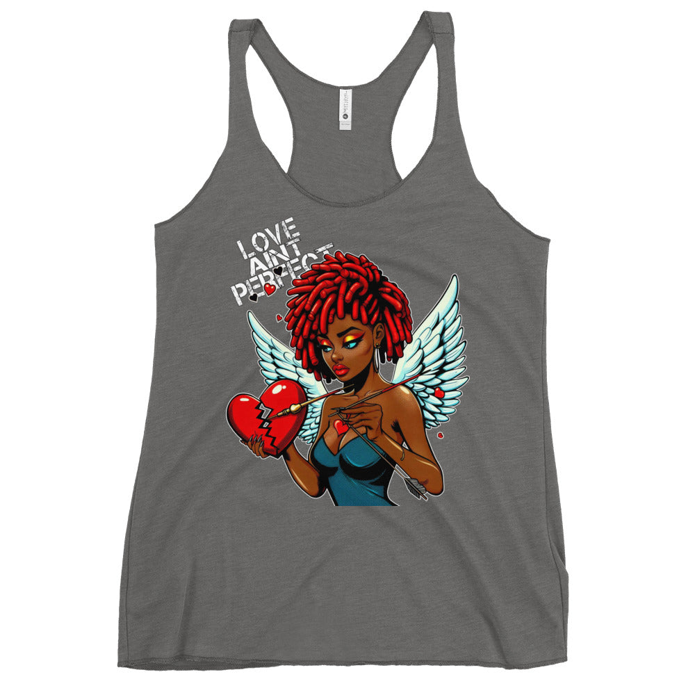 Women's "Love Ain't Perfect" Racerback Tank