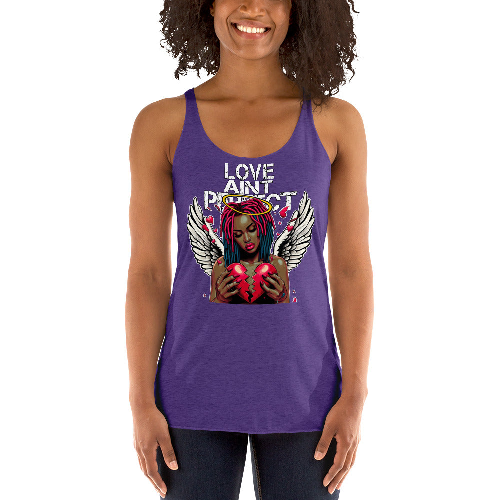 Women's "Love Ain't Perfect" Racerback Tank