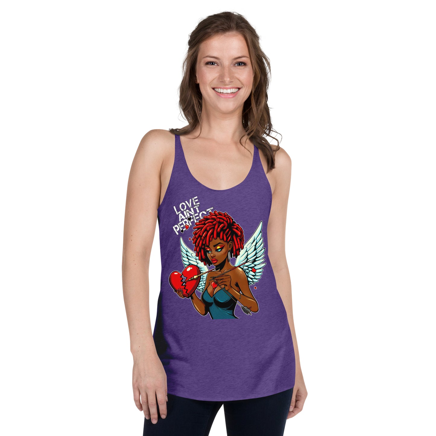 Women's "Love Ain't Perfect" Racerback Tank