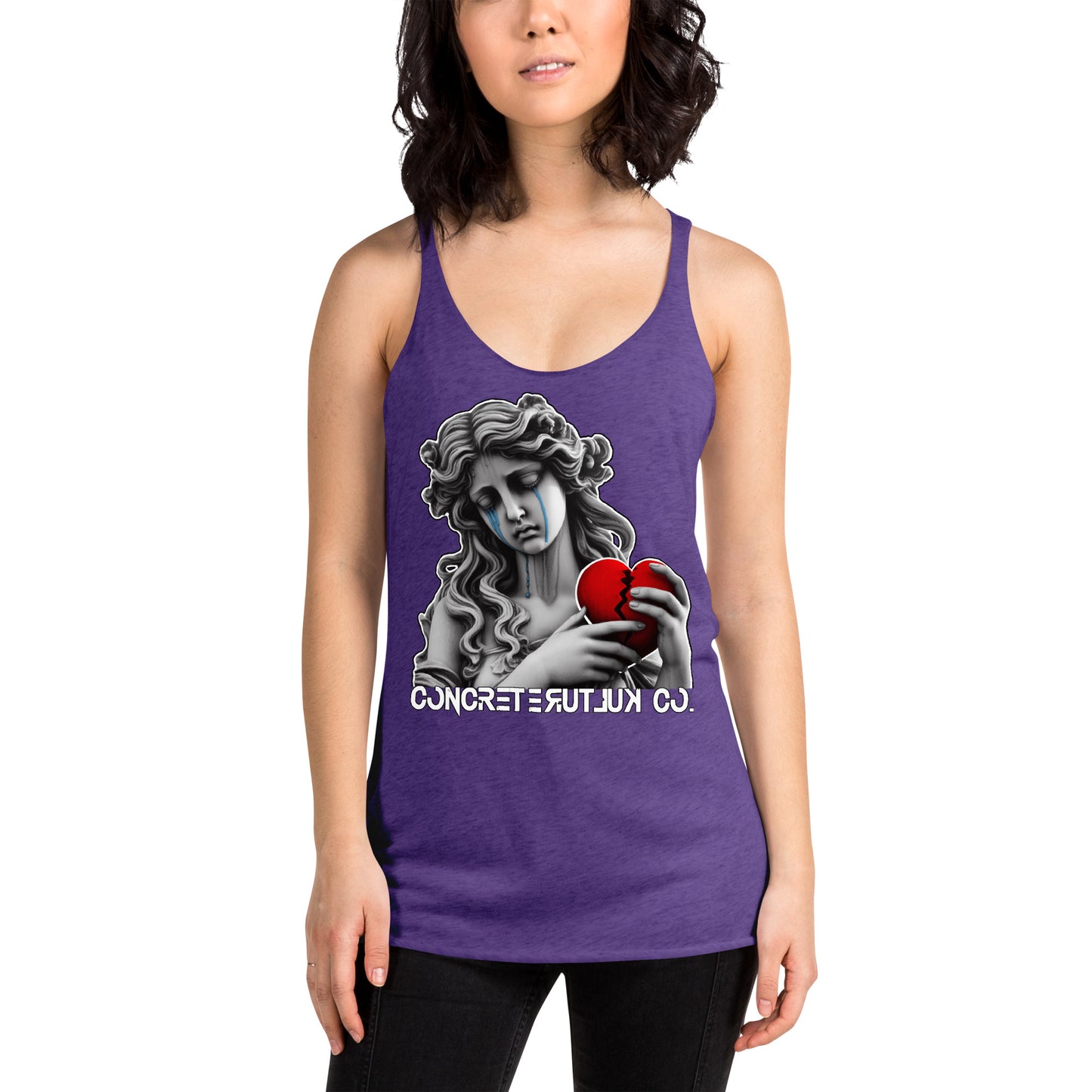 Women's "Love Aint Perfect"  Racerback Tank