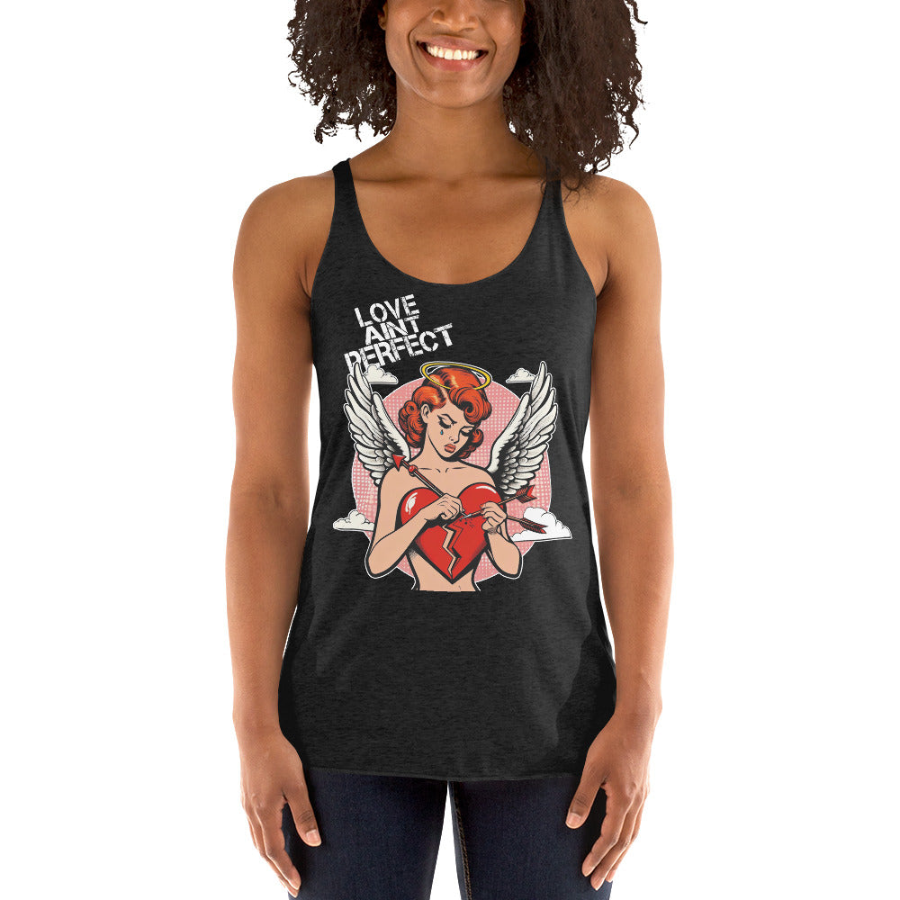 Women's "Love Ain't Perfect" Racerback Tank