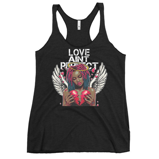 Women's "Love Ain't Perfect" Racerback Tank