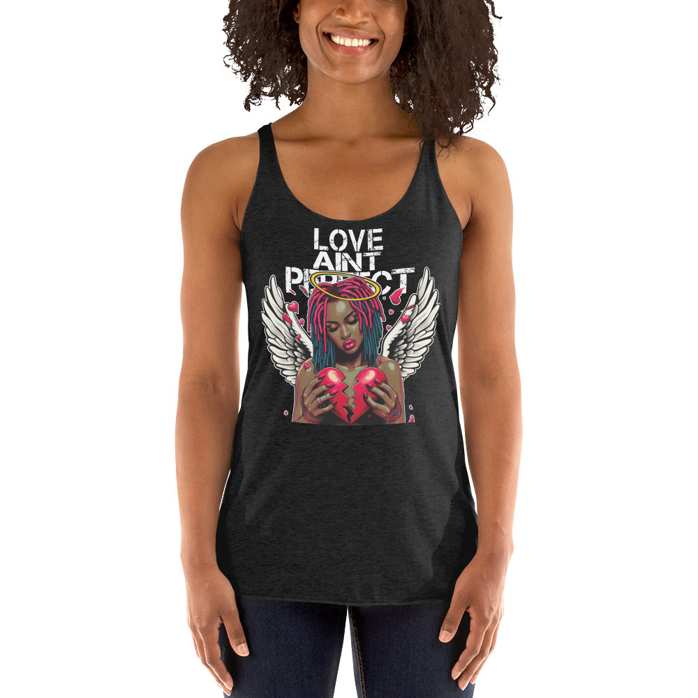 Women's "Love Ain't Perfect" Racerback Tank