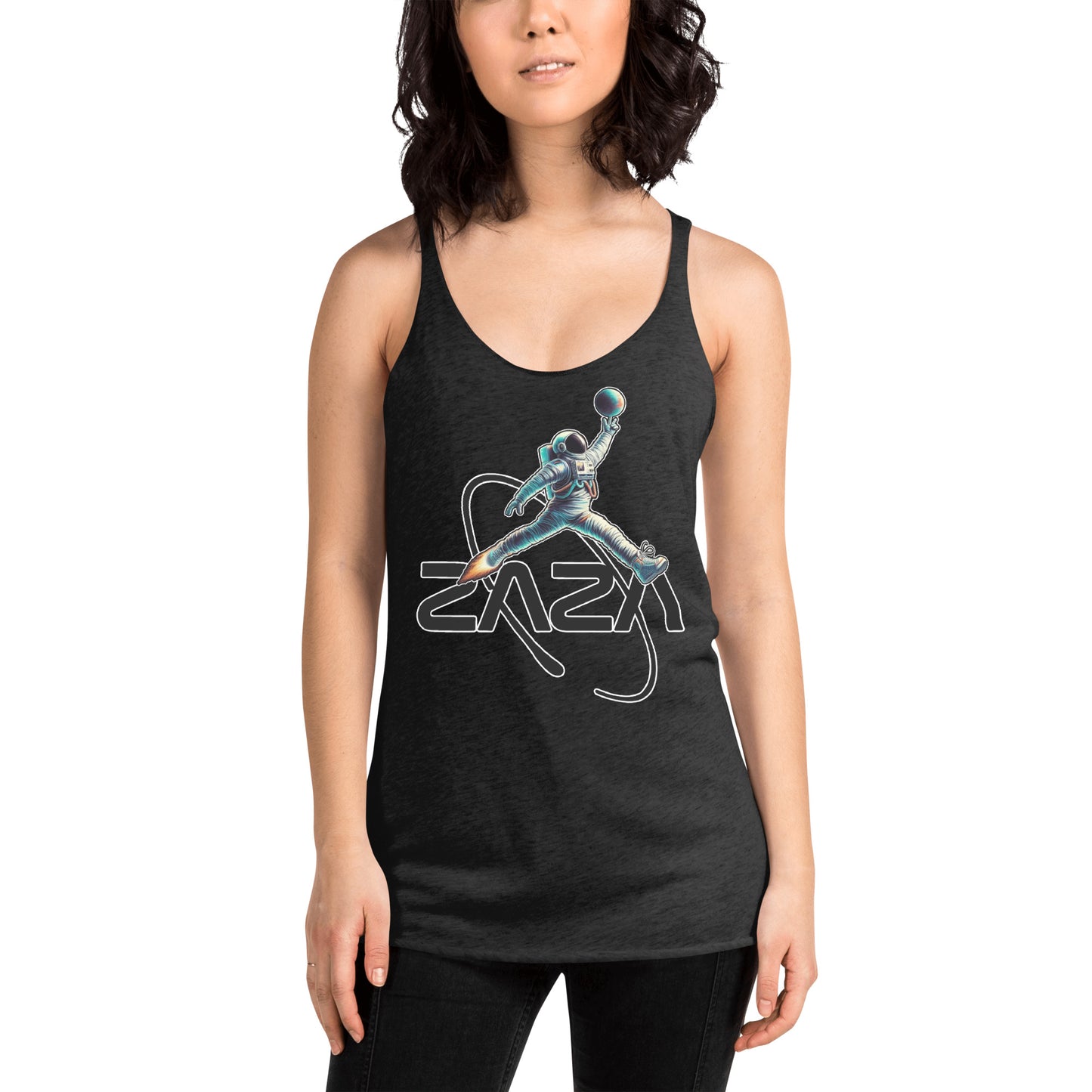 Women's "Zaza Jumpman" Racerback Tank