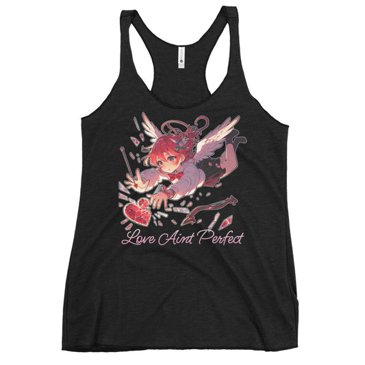 Women's "Love Aint Perfect"  Racerback Tank