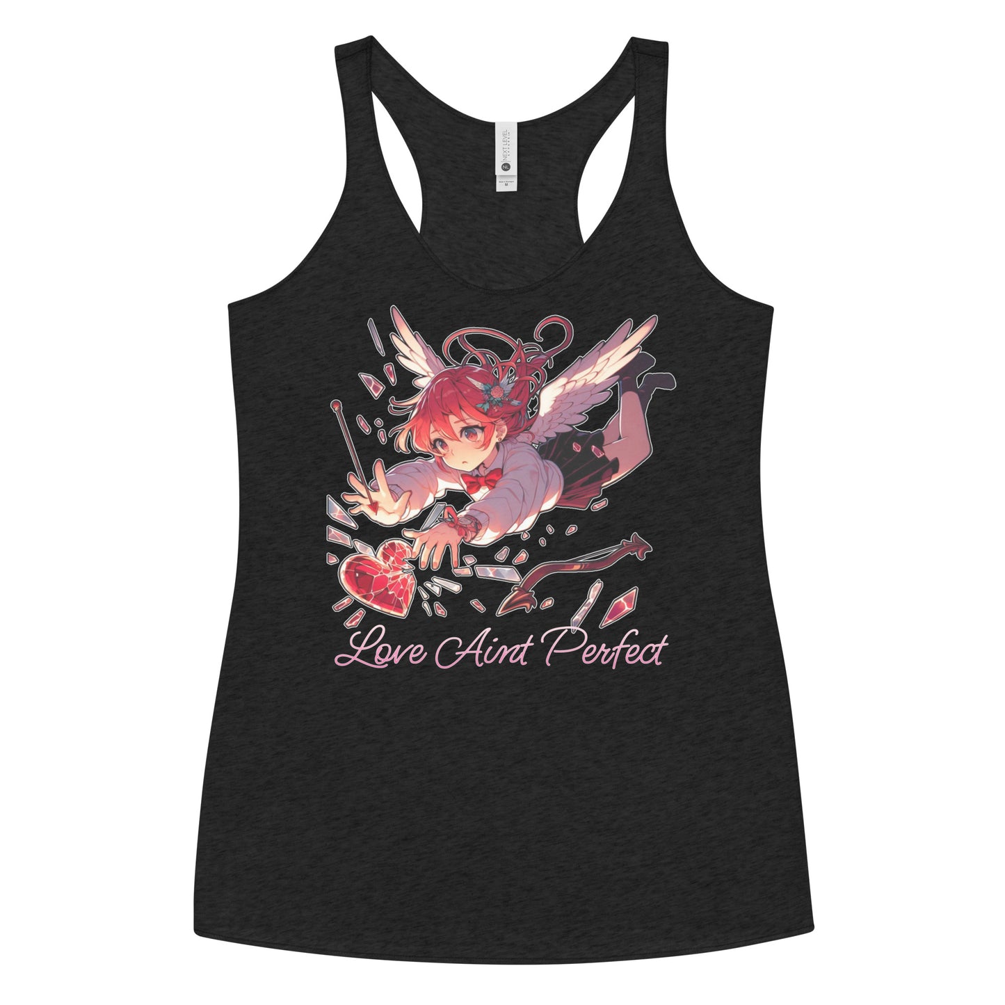 Women's "Love Aint Perfect"  Racerback Tank