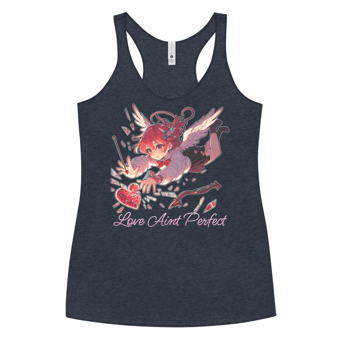 Women's "Love Aint Perfect"  Racerback Tank