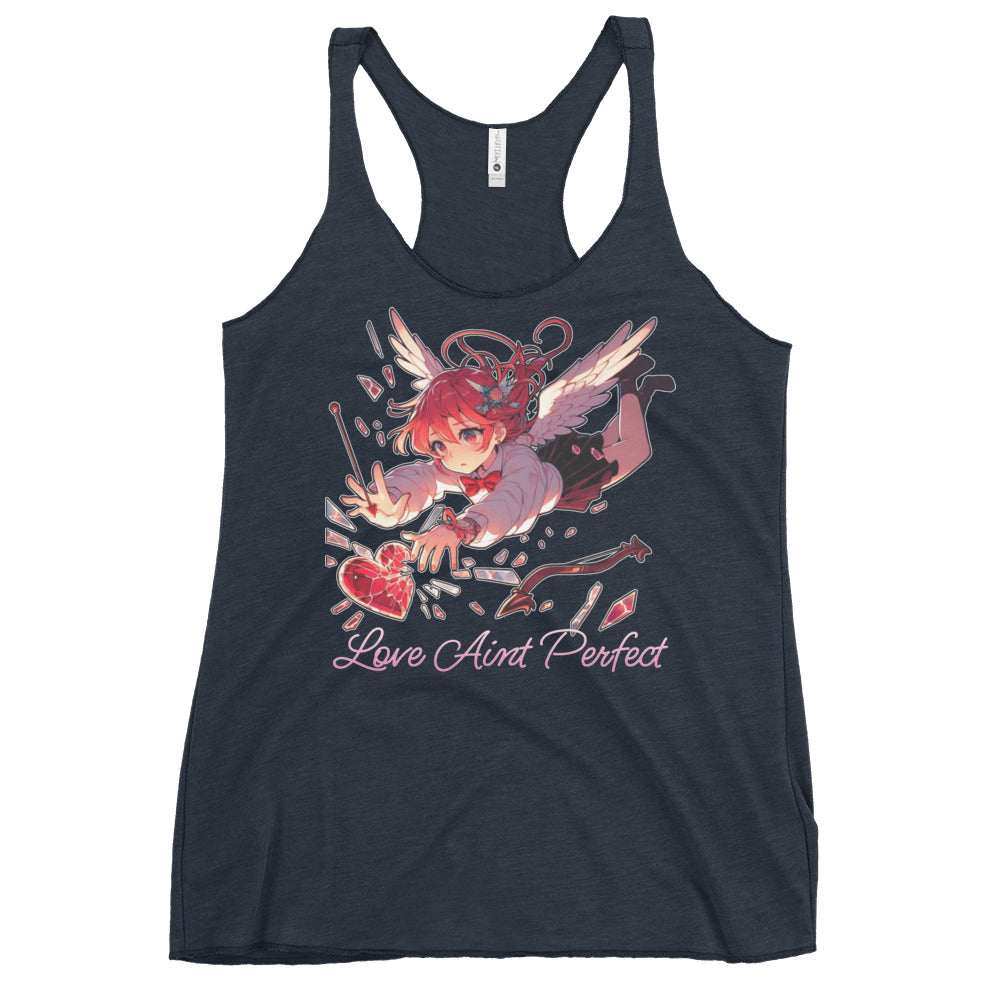 Women's "Love Aint Perfect"  Racerback Tank
