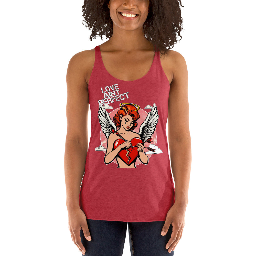 Women's "Love Ain't Perfect" Racerback Tank