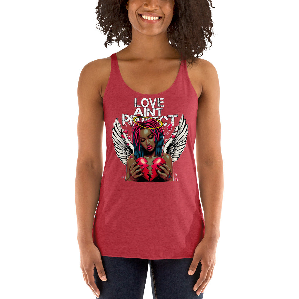 Women's "Love Ain't Perfect" Racerback Tank