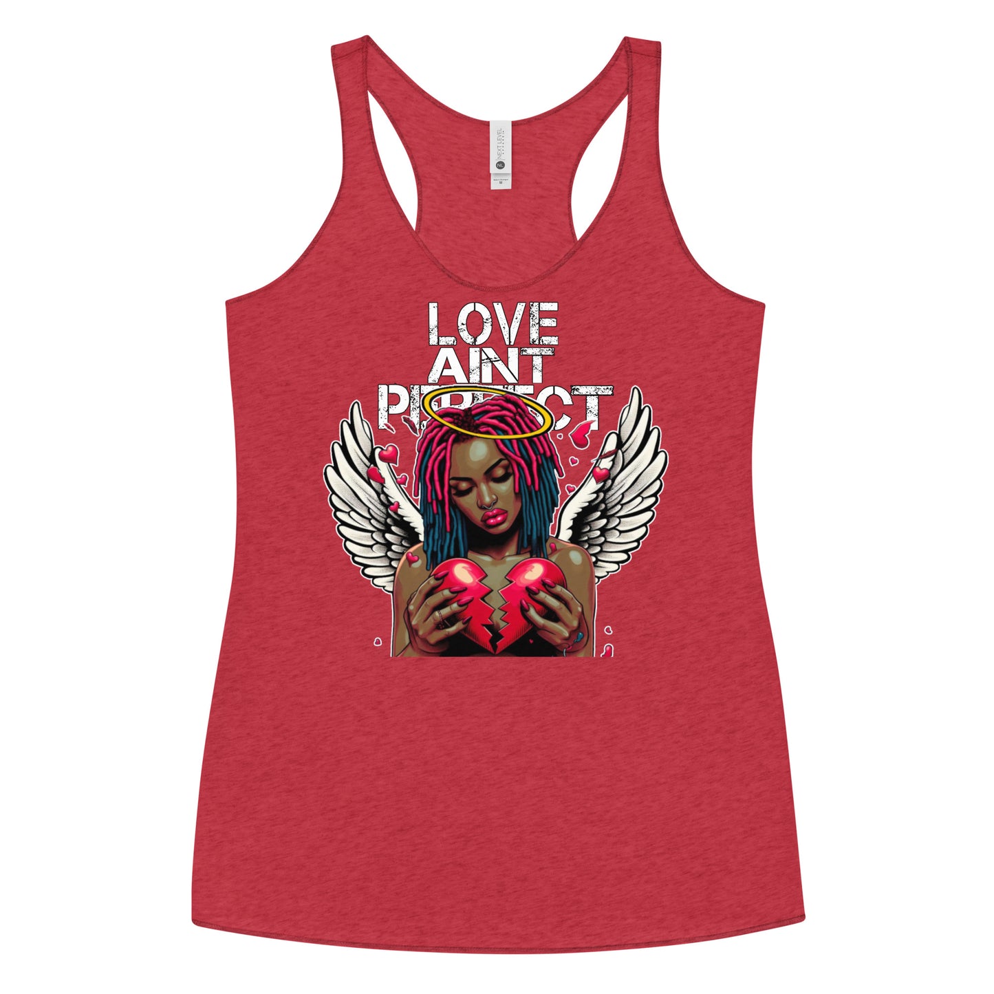 Women's "Love Ain't Perfect" Racerback Tank