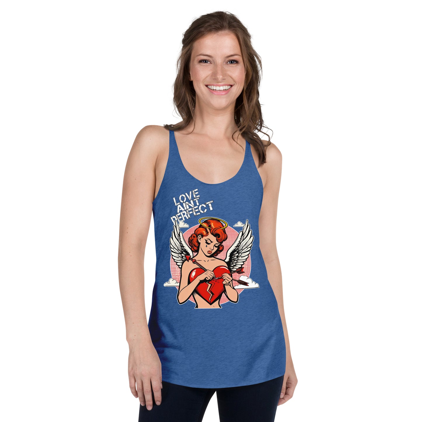 Women's "Love Ain't Perfect" Racerback Tank