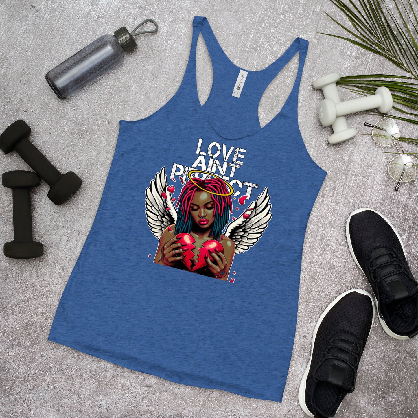 Women's "Love Ain't Perfect" Racerback Tank