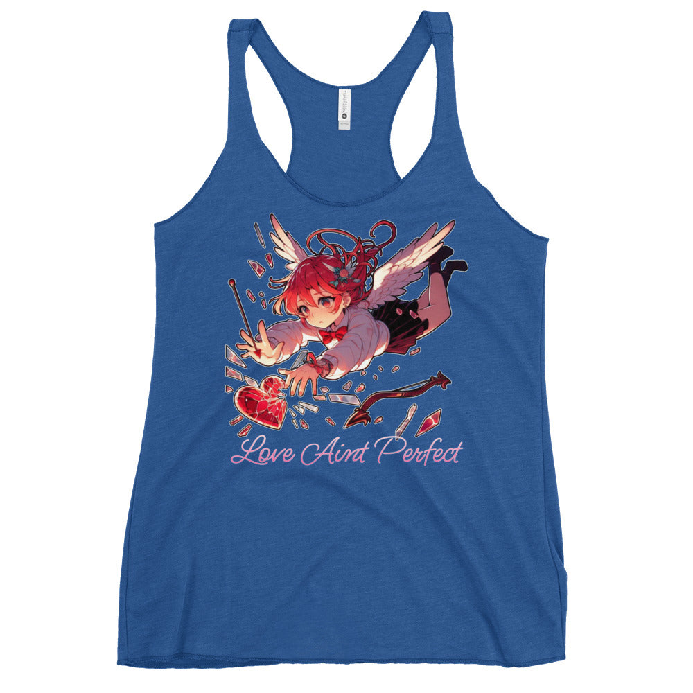 Women's "Love Aint Perfect"  Racerback Tank