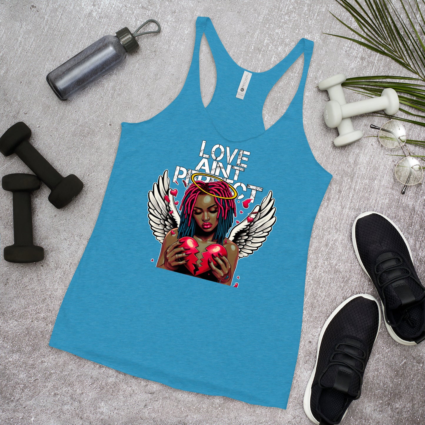 Women's "Love Ain't Perfect" Racerback Tank