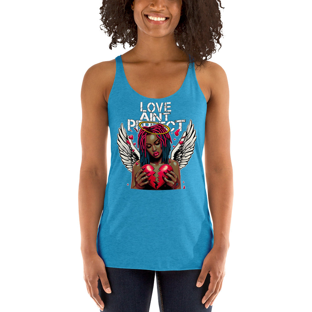 Women's "Love Ain't Perfect" Racerback Tank