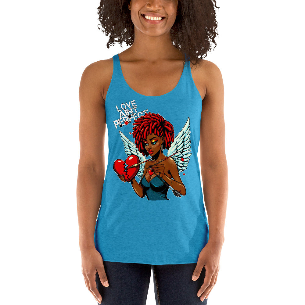 Women's "Love Ain't Perfect" Racerback Tank