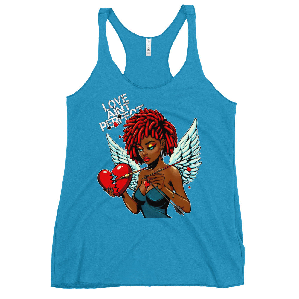 Women's "Love Ain't Perfect" Racerback Tank