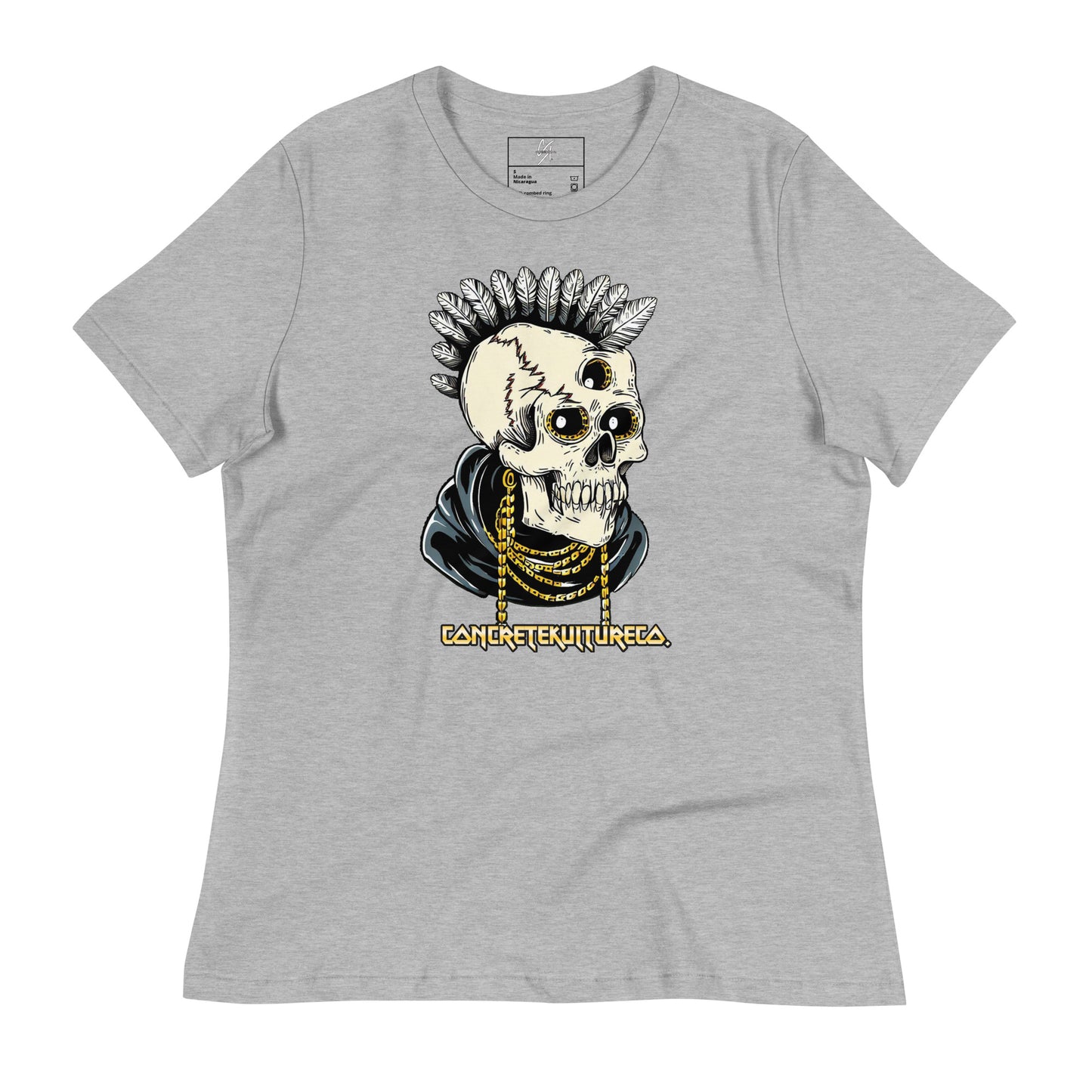 Concrete Kulture Co. Women's "3rd eye hindsight" Relaxed T-Shirt