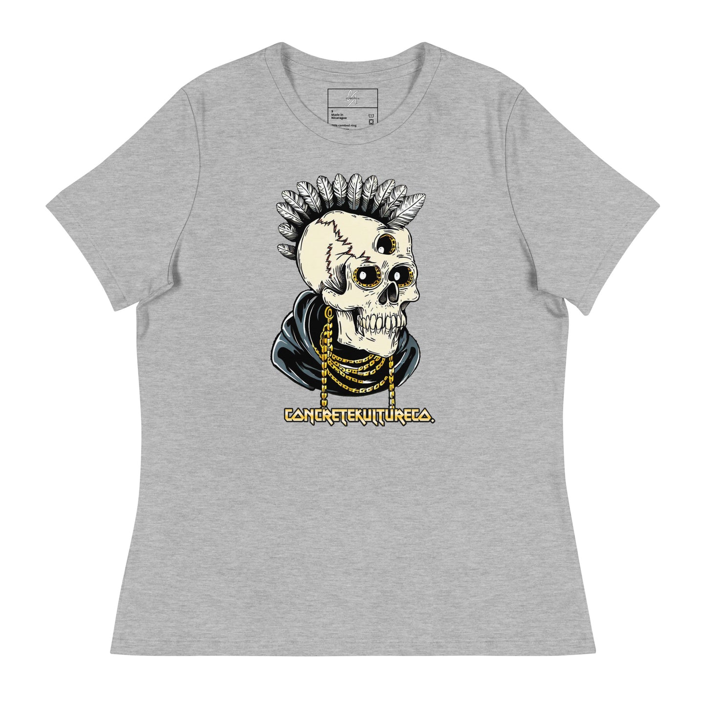 Concrete Kulture Co. Women's "3rd eye hindsight" Relaxed T-Shirt