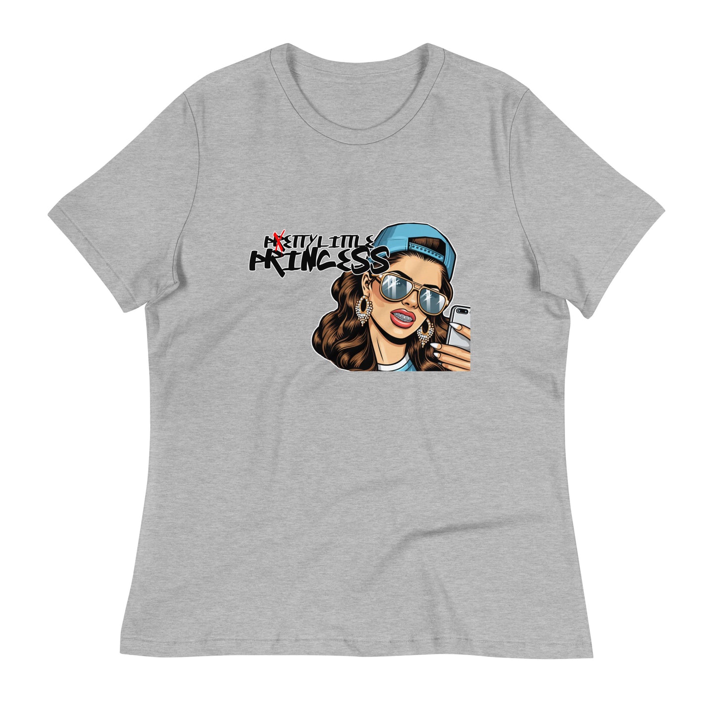Concrete Kulture Co Women's "Petty Little Princess" Relaxed T-Shirt