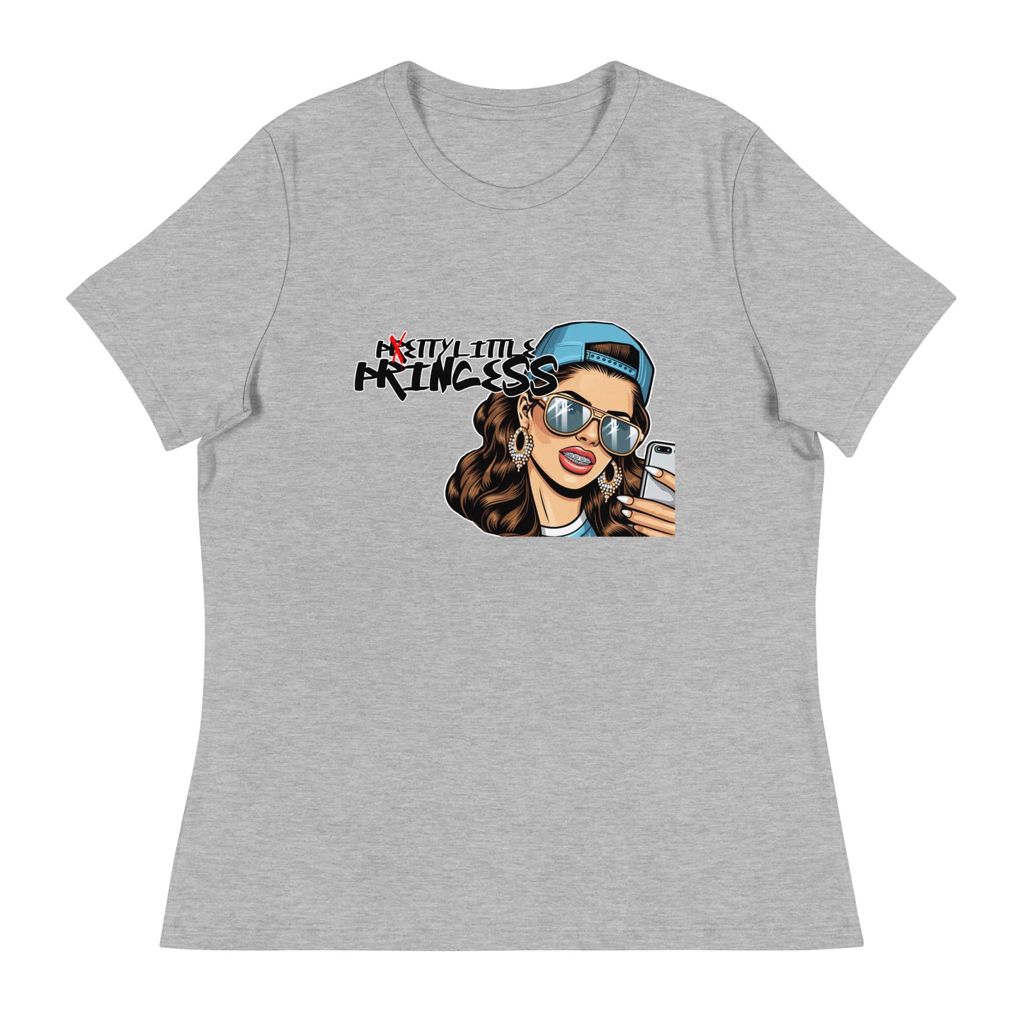 Concrete Kulture Co Women's "Petty Little Princess" Relaxed T-Shirt