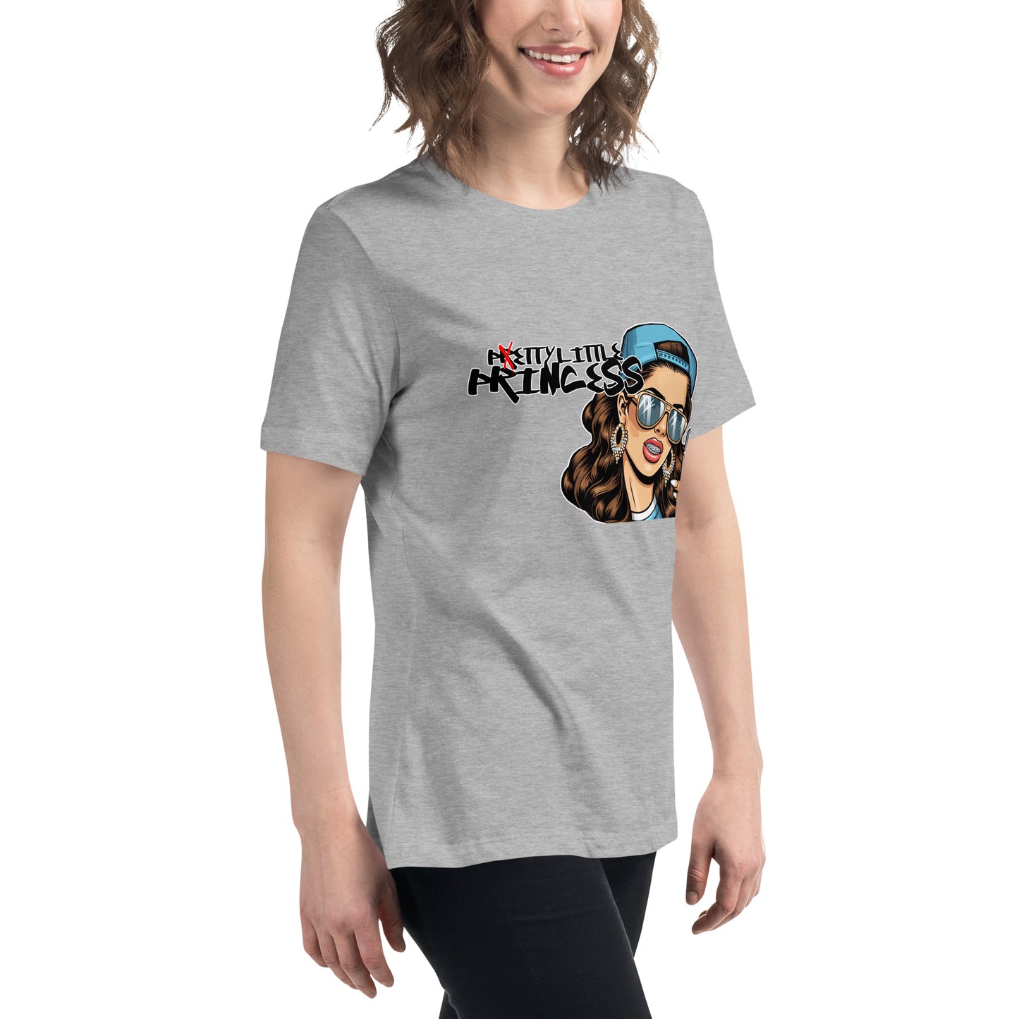 Concrete Kulture Co Women's "Petty Little Princess" Relaxed T-Shirt