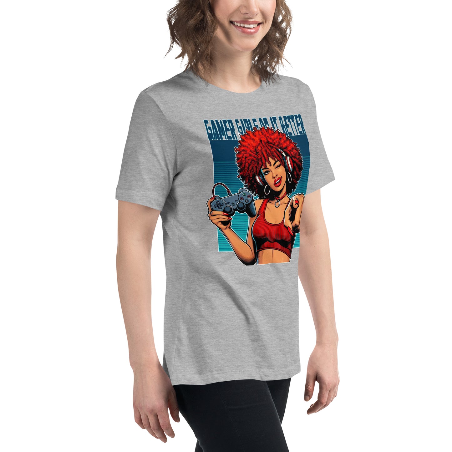"Gamer Girls Do It Better" Women's Relaxed T-Shirt