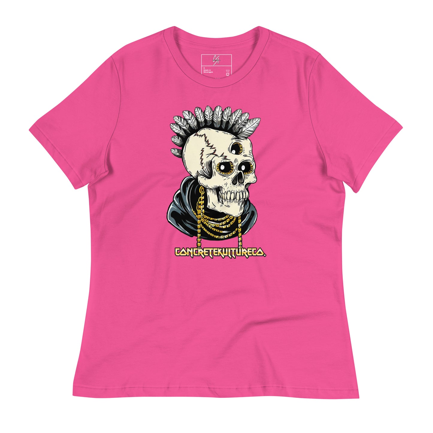 Concrete Kulture Co. Women's "3rd eye hindsight" Relaxed T-Shirt