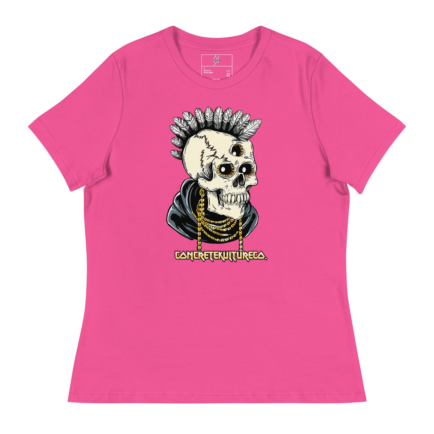 Concrete Kulture Co. Women's "3rd eye hindsight" Relaxed T-Shirt