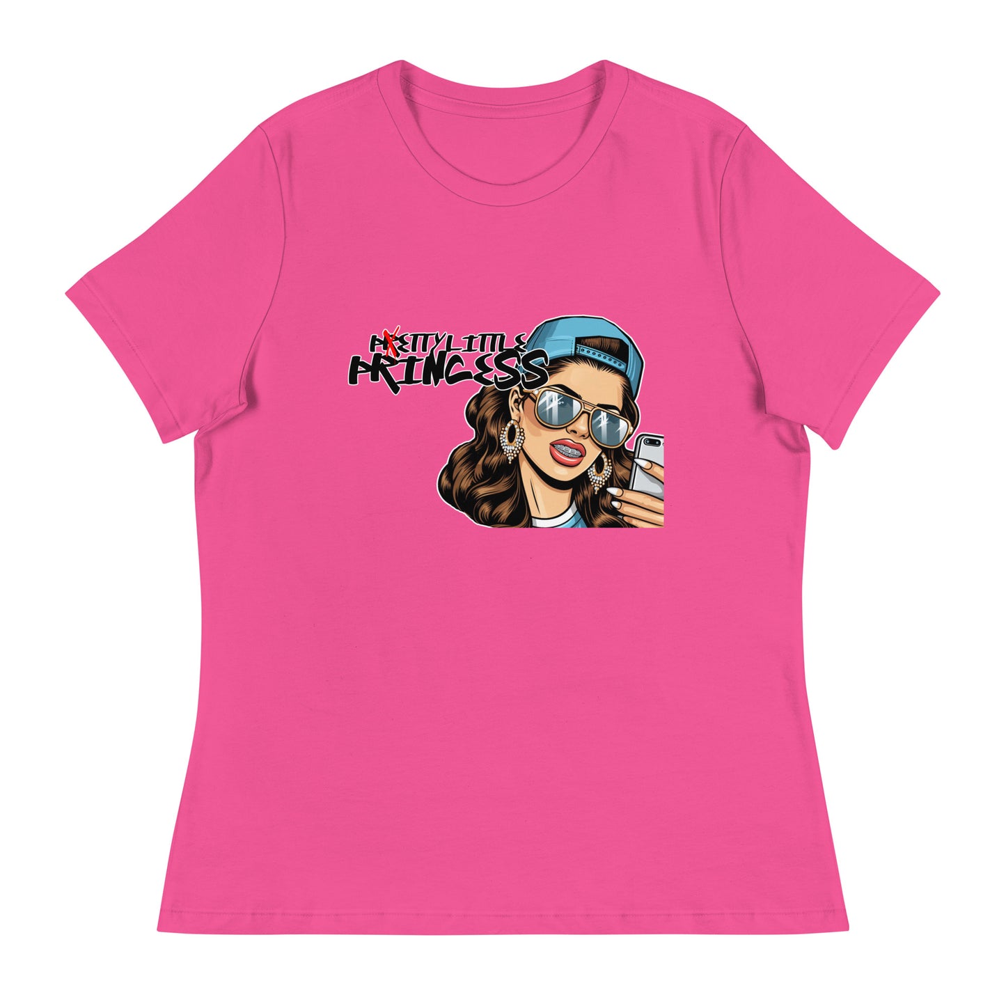 Concrete Kulture Co Women's "Petty Little Princess" Relaxed T-Shirt