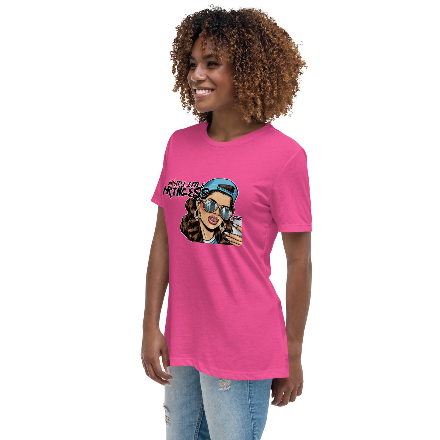 Concrete Kulture Co Women's "Petty Little Princess" Relaxed T-Shirt