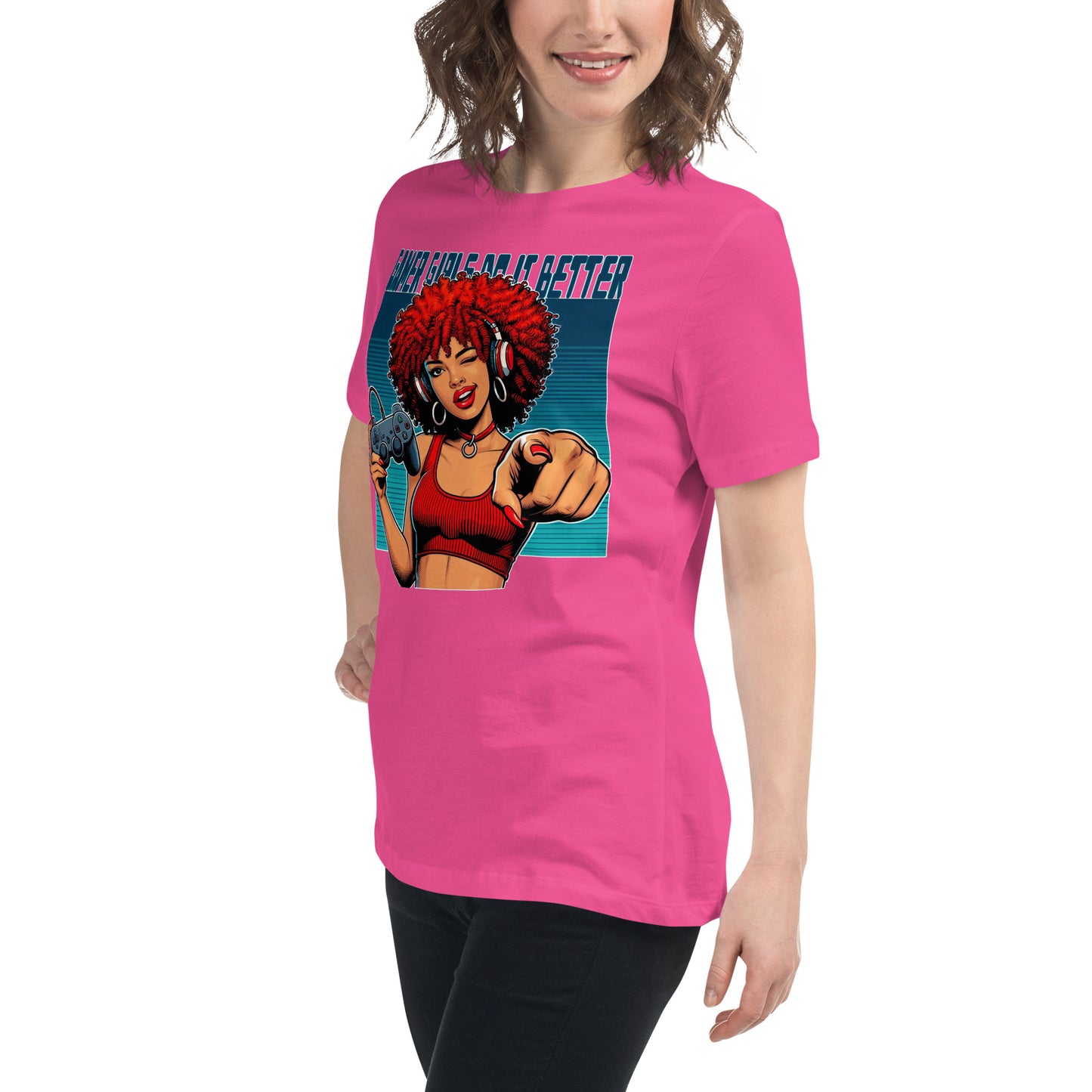 "Gamer Girls Do It Better" Women's Relaxed T-Shirt