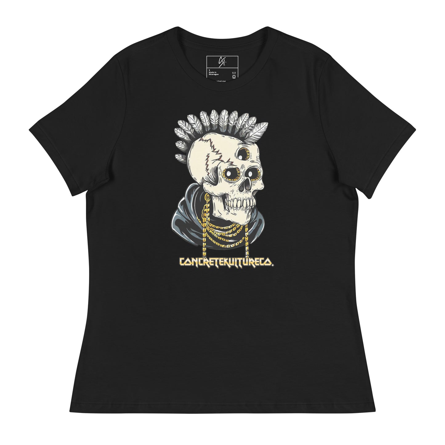 Concrete Kulture Co. Women's "3rd eye hindsight" Relaxed T-Shirt