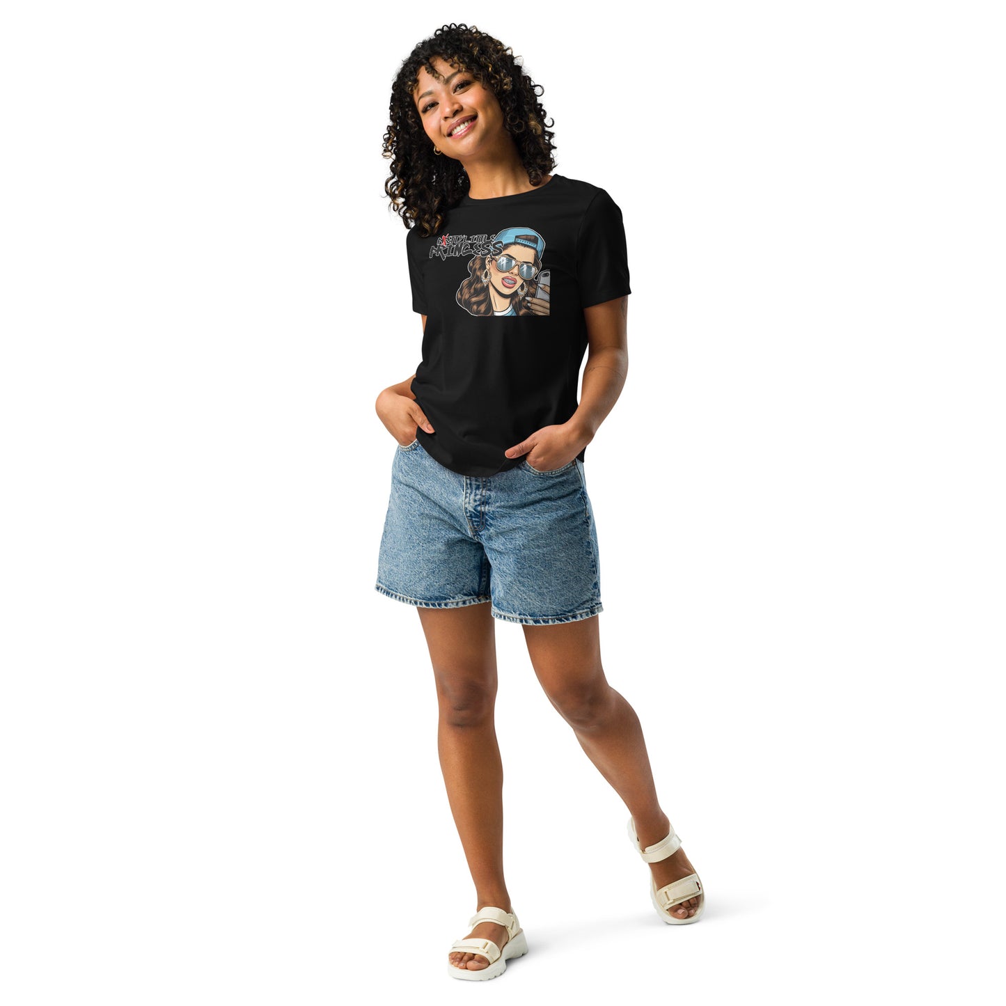 Concrete Kulture Co Women's "Petty Little Princess" Relaxed T-Shirt