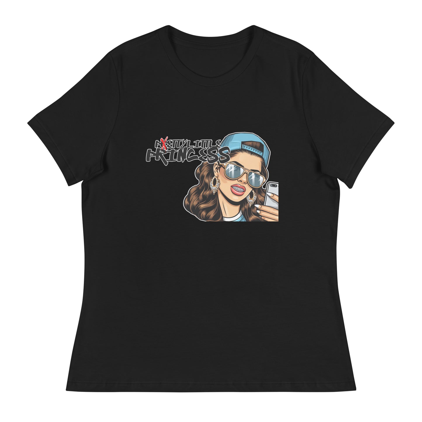 Concrete Kulture Co Women's "Petty Little Princess" Relaxed T-Shirt