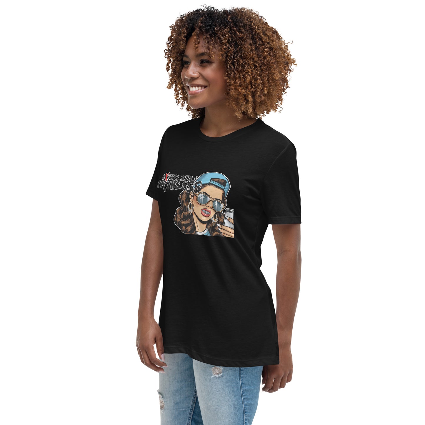 Concrete Kulture Co Women's "Petty Little Princess" Relaxed T-Shirt