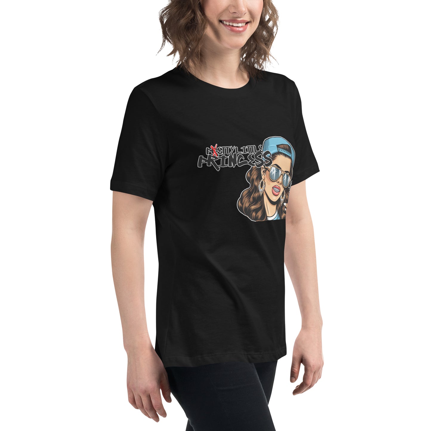 Concrete Kulture Co Women's "Petty Little Princess" Relaxed T-Shirt