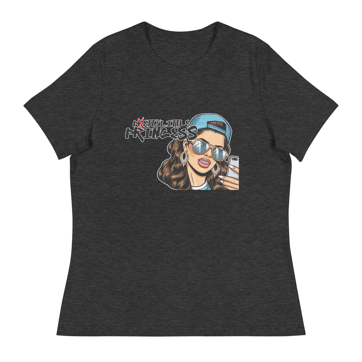 Concrete Kulture Co Women's "Petty Little Princess" Relaxed T-Shirt